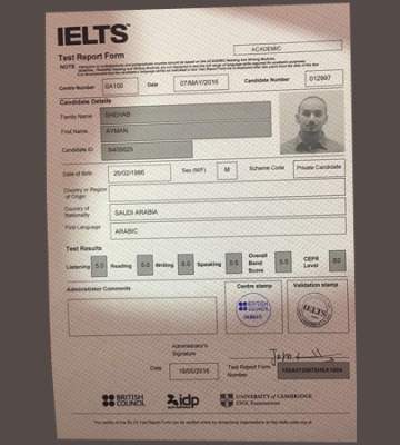 IELTS Certificate